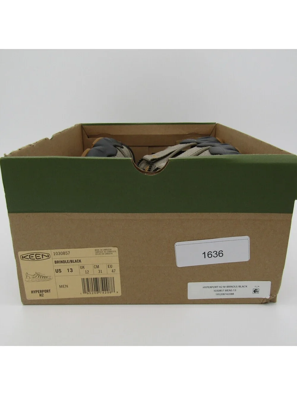 NWT Keen Hyperport H2 Men's 13 Brindle Black
